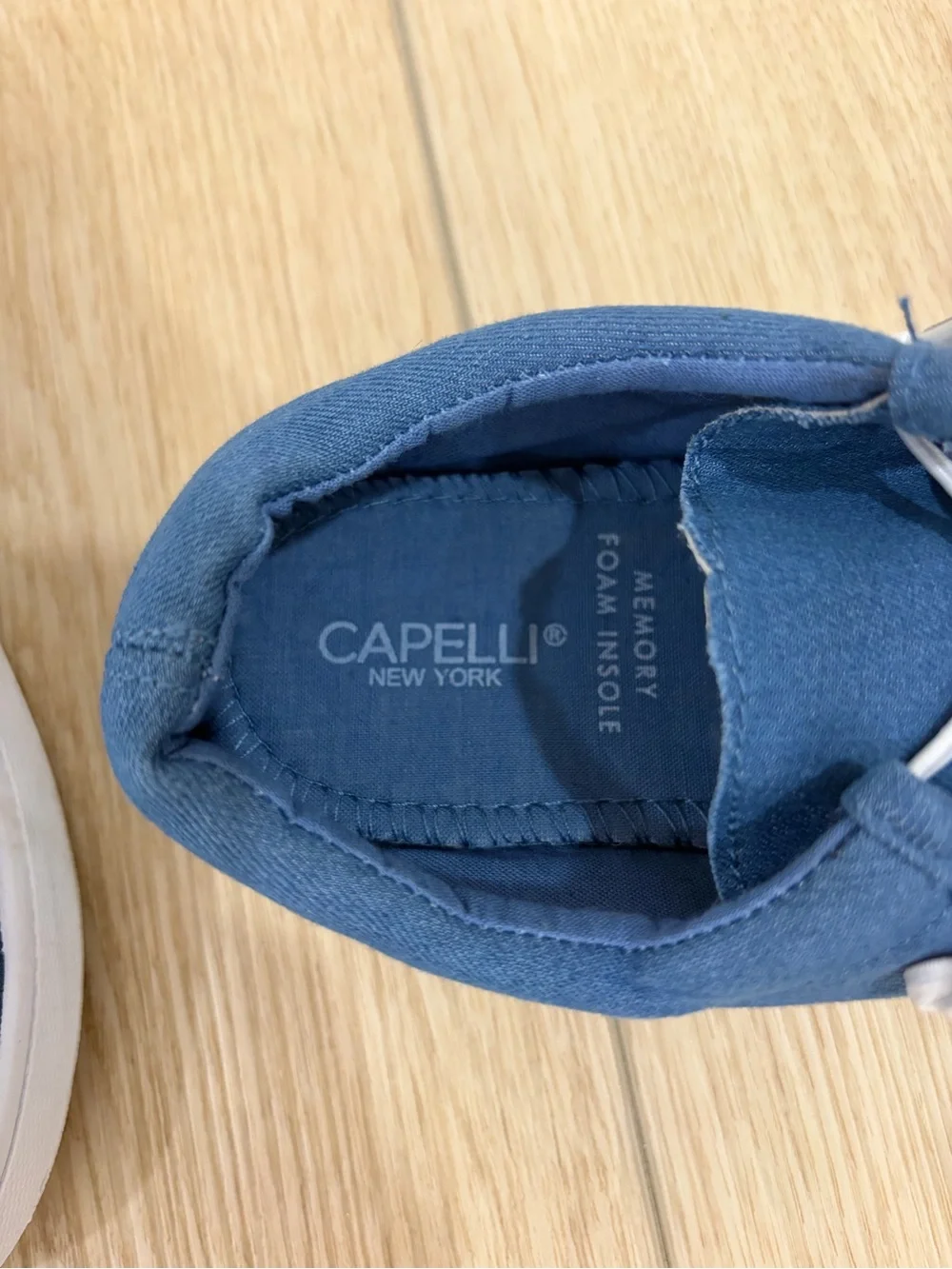 Capelli New York Boys Preppy Coastal Boat Deck Canvas Slip-On Shoes in Blue